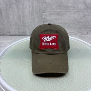 Miller High Life Hat Mens Brown Champagne of Beers Strapback Baseball Cap 18064
